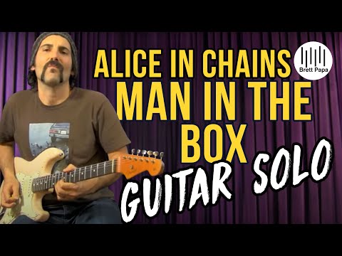Alice In Chains - Man In The Box - Guitar Solo Lesson