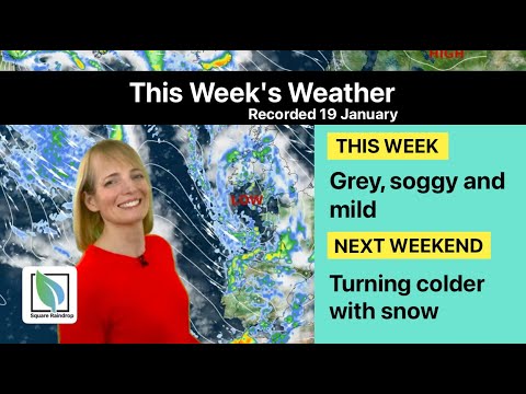The Latest UK Weather Forecast - Mild this week then turning COLD! - 19 Jan