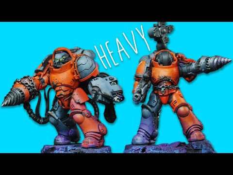 Kitbashing Aggressors and Heavy Intercessors for My Underground Space Marines!