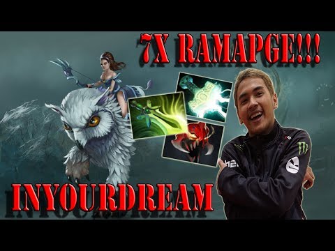 inYourdreaM  Mirana crazy fountain massacre 7x Rampage 29/0