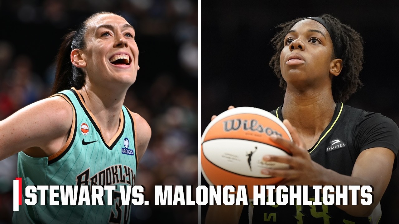 Breanna Stewart and Dominique Malonga DOMINATE in Storm vs. Liberty 🍿 | WNBA on ESPN