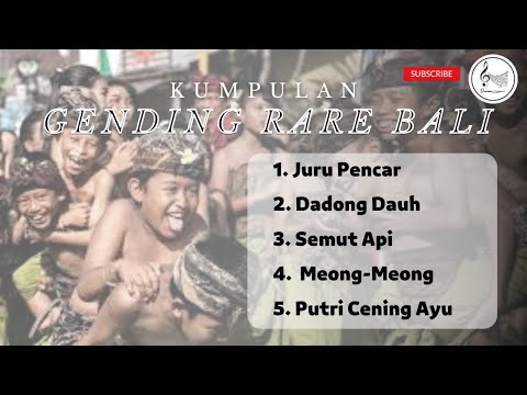 KUMPULAN GENDING RARE BALI | LAGU BALI ANAK TEMPO DULU | PURWA STUDIO