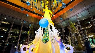 【歌詞付き】ディズニー100周年記念映画『ウィッシュ』丸ビルライティングショー