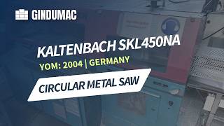 Kaltenbach SKL450NA metal cutting circular saw for sale - Image 4 | Machineryline AU Kaltenbach SKL450NA metal cutting circular saw | Image 4 - Machineryline