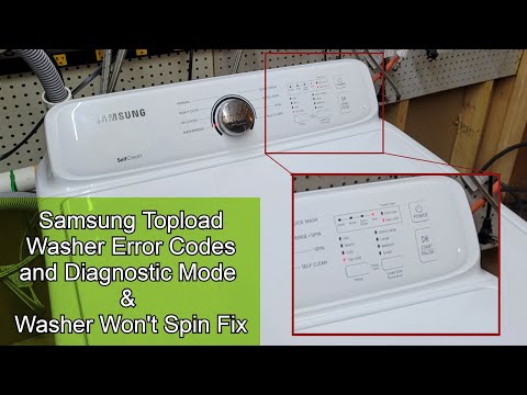 How to Find Samsung Washer Error Codes & Fix a Samsung Washer Not Spinning