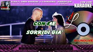 sorrido già -  Elisa Ft. Emma Marrone Ft. Giuliano Sangiorgi - karaoke (SL)