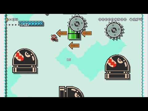 Banzai Bill Platforming by Armored103 - Super Mario Maker 2 - No Commentary 1by