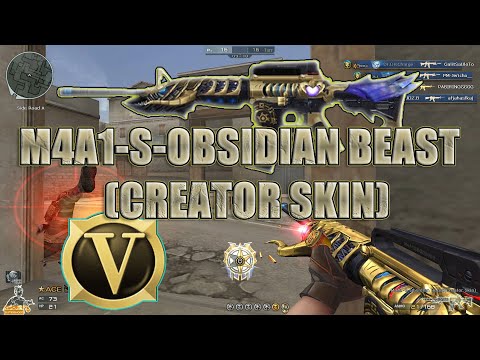 CROSSFIRE PHILIPPINES - M4A1-S-OBSIDIAN BEAST (CREATOR SKIN) (1080p ingame resolution)