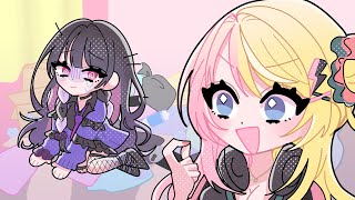 【手描き】罰ゲームでコトカの汚部屋を掃除するメロコ【にじさんじ/Kotoka Torahime/Meloco Kyoran/切り抜き動画】