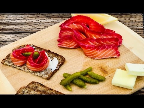 Cured Salmon Gravlax With Beetroot & Horseradish Recipe