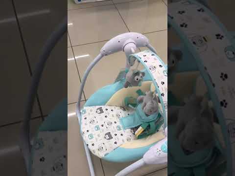 Электронные качели AmaroBaby Swinging Baby Turquoise