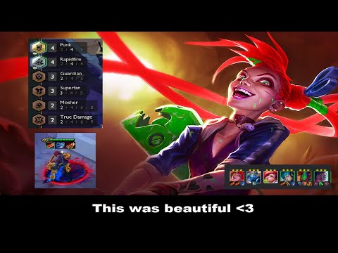 I got a multi talented Jinx and made my rapid fires pew pew really fast because who needs frontline?