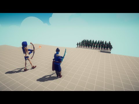 Fire and Ice GODS Archers vs x75 EVERY Units #3 | Totally Accurate Battle Simulator