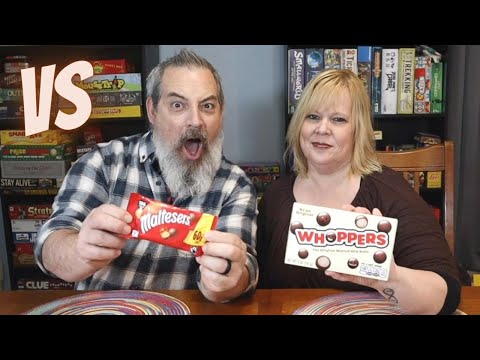 MALTESERS VS WHOPPERS | AMERICAN VS UK COMPARISON