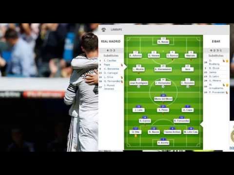 Real Madrid vs Eibar 3-0 Lineup, Stats, Analysis Laliga Highlights