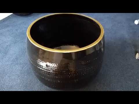 Imperfect 22" Black Ching Bowl (Temple Bell) - Unlimited Singing Bowls