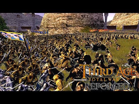 Defend The Light Of The Elves (5 v 3) - Third Age Total War Reforged