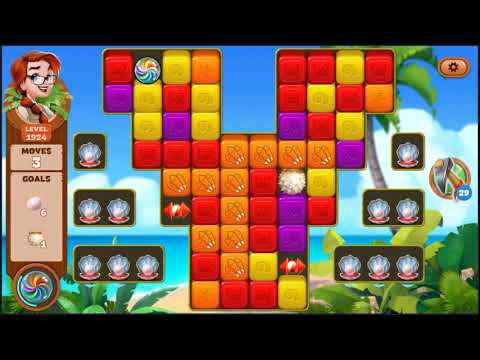 Lost Island Blast Adventure Level 1924 - NO BOOSTERS 🏝️ | SKILLGAMING ✔️