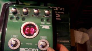 Video thumbnail for My new Zoom A2 pedal by ageofguitarz