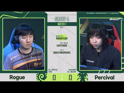 [2021 GSL S2] Ro.16 Group A Match1 Rogue vs Percival
