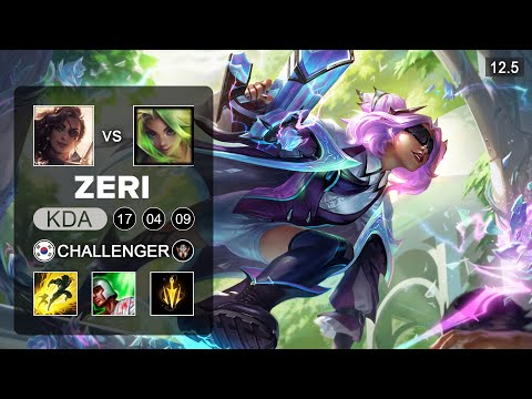 Zeri ADC vs Samira - KR Challenger - Season 12 Patch 12.5