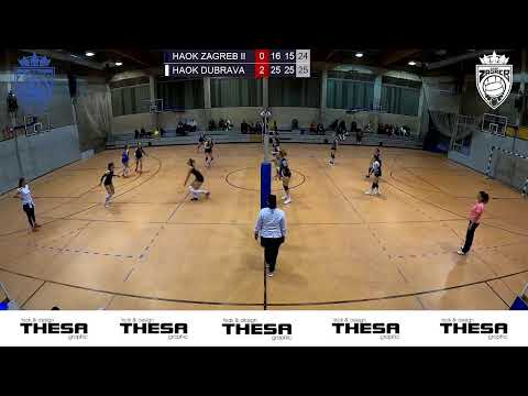 HAOK ZAGREB II – HAOK DUBRAVA -  2. HRVATSKA ODBOJKAŠKA LIGA - REGIJA SJEVER