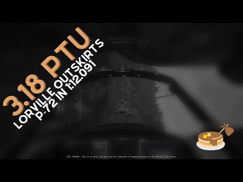 Star Citizen: 3.18 PTU Racing - Lorville Outskirts P-72 Archimedes 1:12:091 Platinum Finish