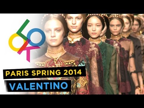 Valentino: Paris Fashion Week Spring 2014