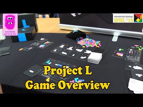 Project L, Game Overview at Spiel '19 (#spiel19, #ProjectL, Board game)