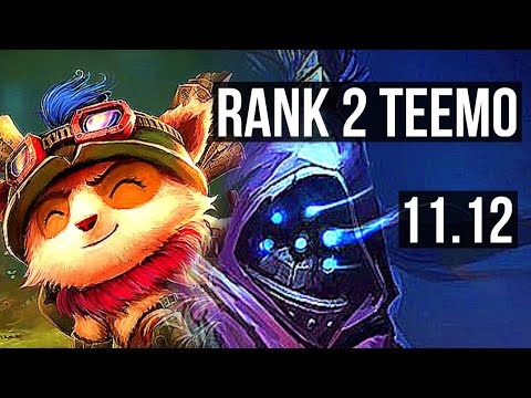 TEEMO vs JAX (TOP) | Rank 2 Teemo, 2.5M mastery, 900+ games, 7/2/5 | BR Challenger | v11.12