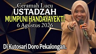 Download lagu CERAMAH LUCU USTADZAH MUMPUNI HANDAYAYEKTI 6 AGUSTUS 2026 DI KUTOSARI DORO PEKALONGAN. mp3