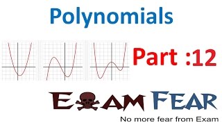 Maths Polynomials part 12 (Examples and Summary ) CBSE class 10 Mathematics X
