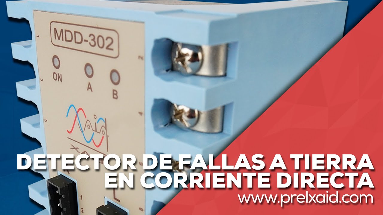 Detector de fallas a tierra en corriente directa 01/ Prelxaid