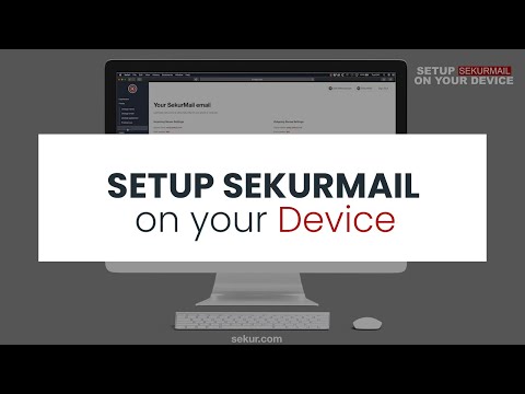 SekurMail SMTP Settings