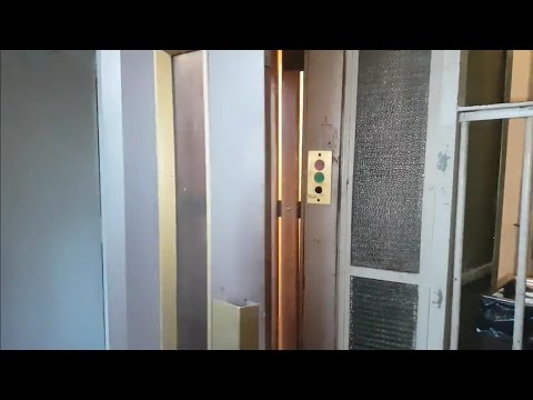 GATED! AMAZING Very Rare 1950's EdilMeccanica Traction Elevator@Via Caravita 14, Naples, Italy