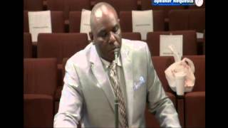 Frank Matthews speaks before the Birmingham City Council on March 24, 2015