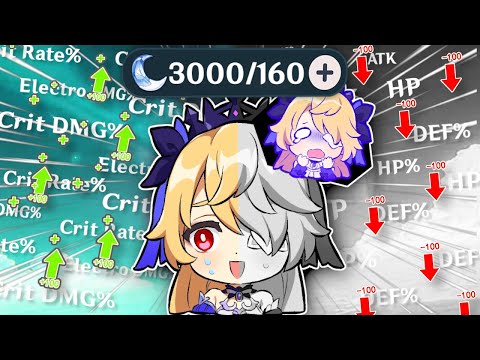 I spent 3000 Resin on Fischl artifacts and now I'm in despair... | Genshin Impact