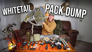 WHAT'S IN MY BACKPACK? Deer Hunting Pack Dump