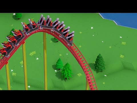 Building A Theme Park that Breaks Your Body in Parkitect