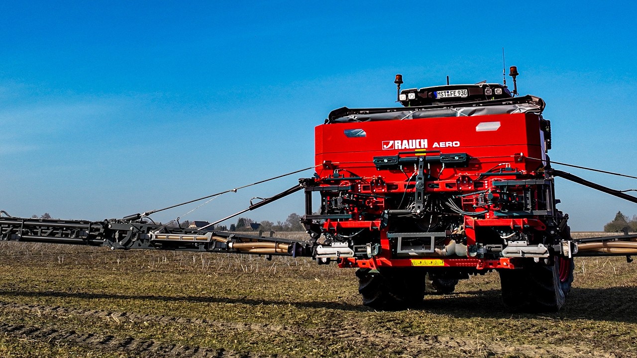 Dünger-Revolution: 24 Teilbreiten & 4% gespart! Der neue Rauch Aero.