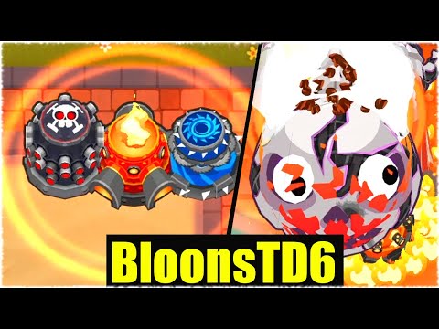 DIE REISSNAGELWERFER SCHIMPANSENCHALLENGE! - Bloons td6 [Deutsch/German]