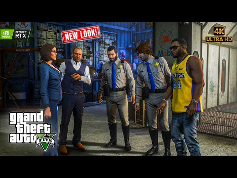 GRAND THEFT AUTO 5 | NEXT GENERATION ULTRA REALISTIC GRAPHICS MOD | WALKTHROUGH PART 28 4K HDR