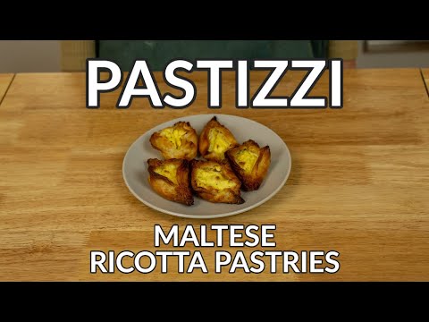 Maltese PASTIZZI Recipe With Ricotta Filling