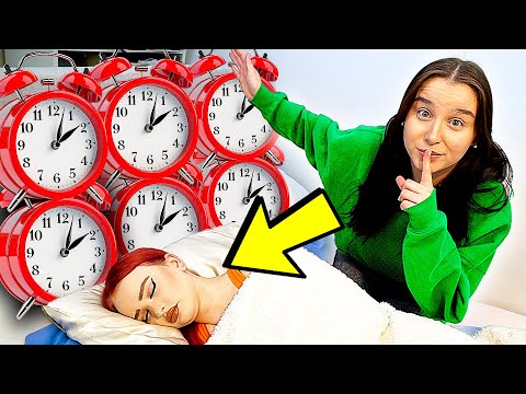 100 Wecker ⏰😂 im ZIMMER von SCHWESTER ! (Sorry) - Celina