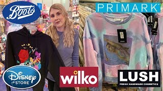 NEW AT PRIMARK BOOTS WILKO LUSH AND THE DISNEY STORE