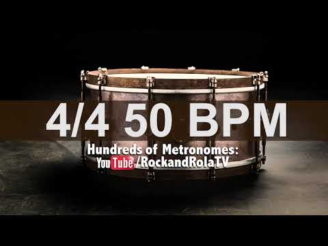 🔴 50 BPM Snare Metronome