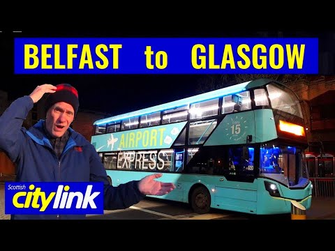 CITYLINK - não como esperado. A passagem Belfast-Glasgow é um pouco imprecisa.