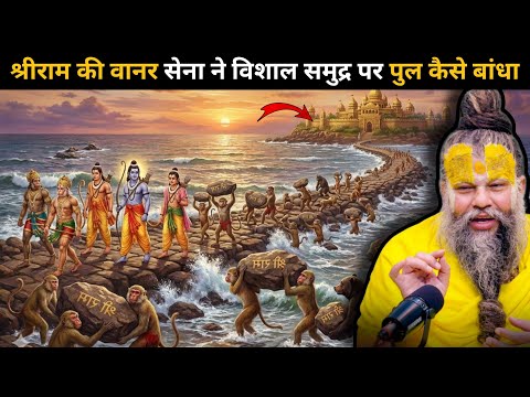 ये असंभव कार्य संभव कैसे हुआ कोई समुद्र पर पुल कैसे बांध सकता है 🤯 वानर सेना का लंका पहुंचना 