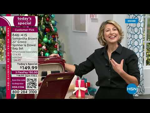 HSN | Samantha Brown Luggage Collection 10.06.2023 - 02 AM