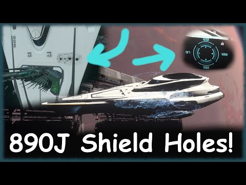 890Jump Shield Holes! - Star Citizen